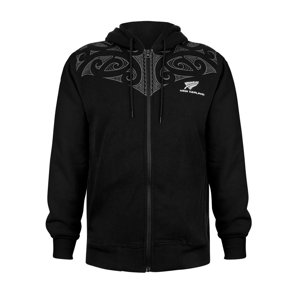 6018J_Web Tonal Tattoo Full Zip Hoodie - Image 1