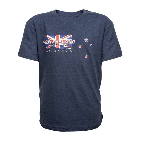 NZ Aotearoa Flag Kids Tee