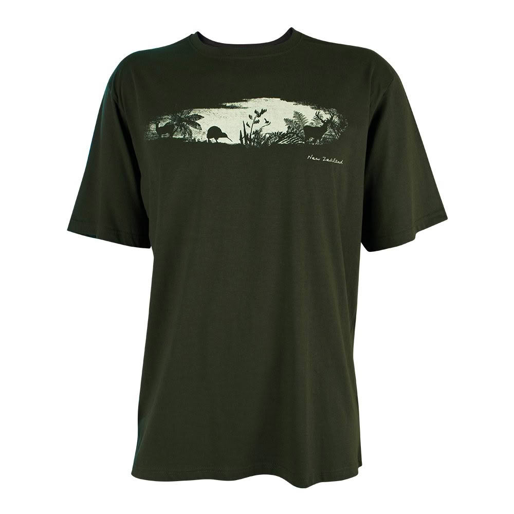 6102H_Web Kiwi Silhouette Adults Tee - Image 1