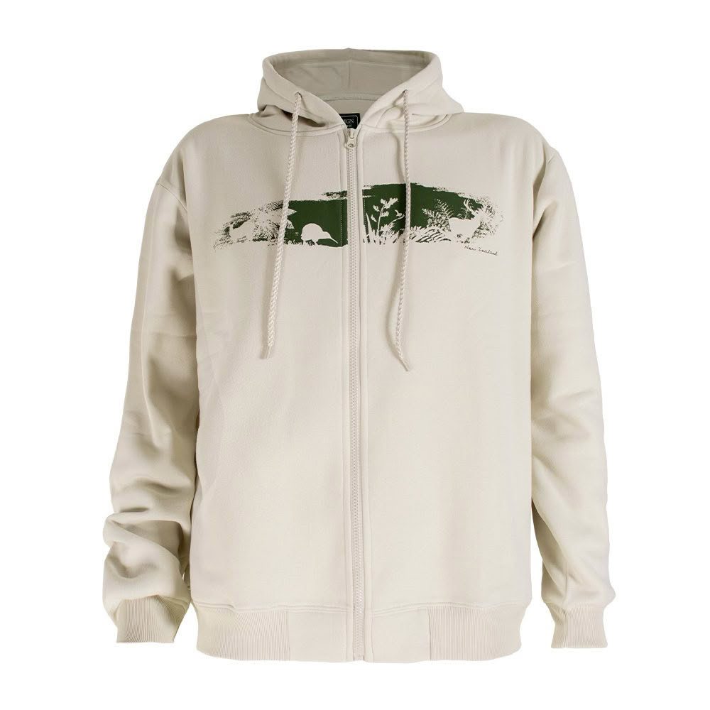 6102J_Web Kiwi Silhouette Full Zip Hoodie - Image 1