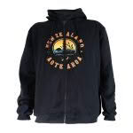 Sunset Kiwi Full Zip Hoodie