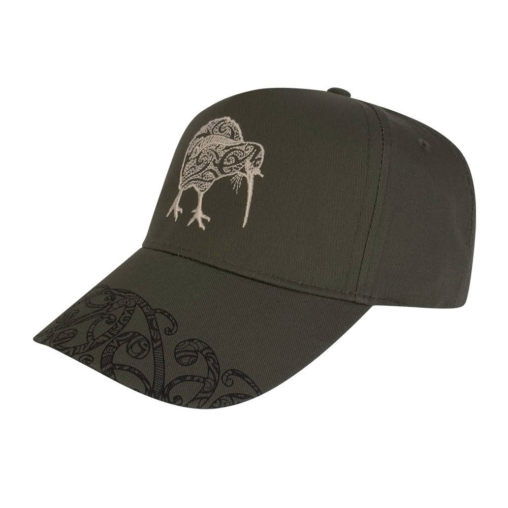 CAP610_Web Tattoo Kiwi Cotton Cap - Image 1