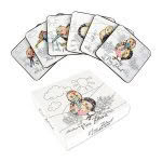 Quilted Kiwi Coaster Set