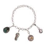 NZ Kiwiana Charms Bracelet