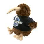 Cute NZ T-shirt Kiwi Brown Soft Toy