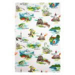 Painted Journey Tea Towel
