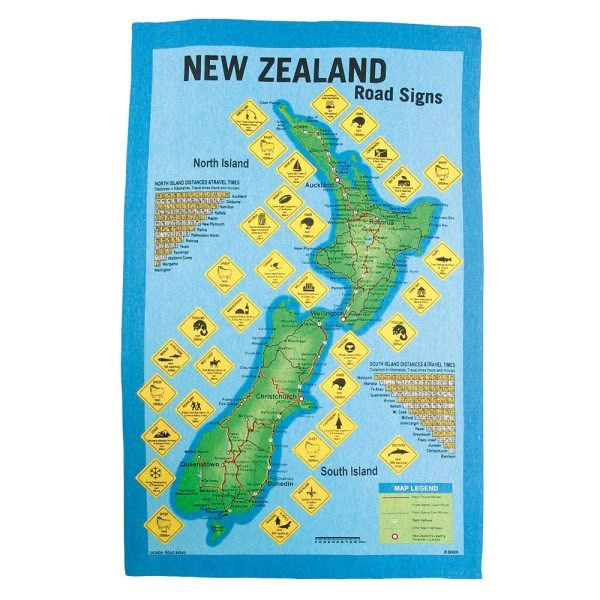 Roadsigns Tea Towel
