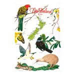 Kiwi Paradise Tea Towel