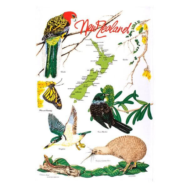 Kiwi Paradise Tea Towel