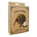 Kiwi Bird Felt Coaster Set - Image 2