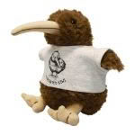 Cute Caffeinated Kiwi T-shirt Kiwi Brown Soft Toy 15cm