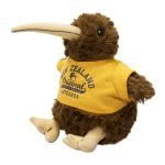Cute NZ Original T-shirt Kiwi Brown Soft Toy